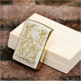 Bật lửa Zippo mạ vàng đức phật Thích Ca Mâu Ni (Vàng)