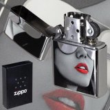Hộp Quẹt Bật Lửa Zippo Sunglasses (Xám)