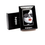 Hộp Quẹt Bật Lửa Zippo Sunglasses (Xám)