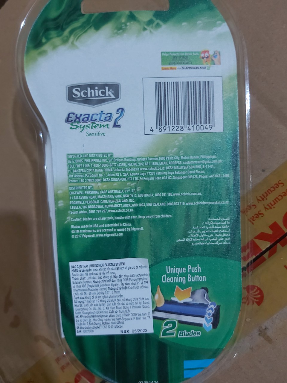 Dao Cạo Thay Lưỡi SCHICK EXACTA SYSTEM 2