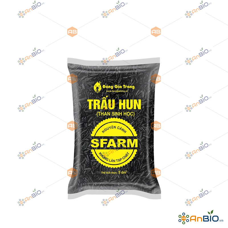 Trấu hun sfarm than sinh học túi 5dm3 - c6.1021