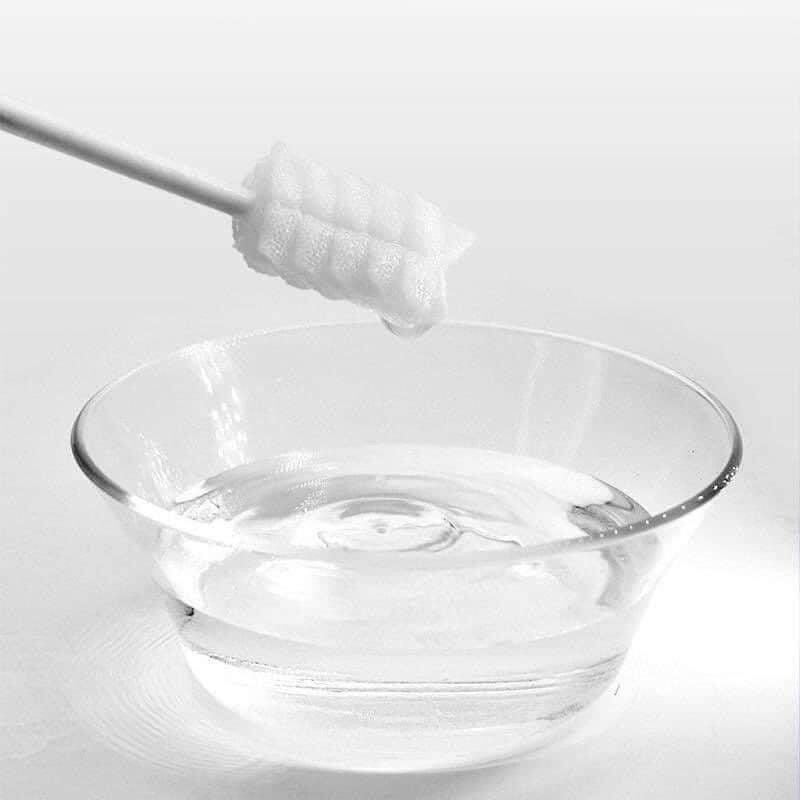 Gạc rơ lưỡi vệ sinh răng miệng cho bé Vcoool( Hộp 30 gói tiệt trùng)