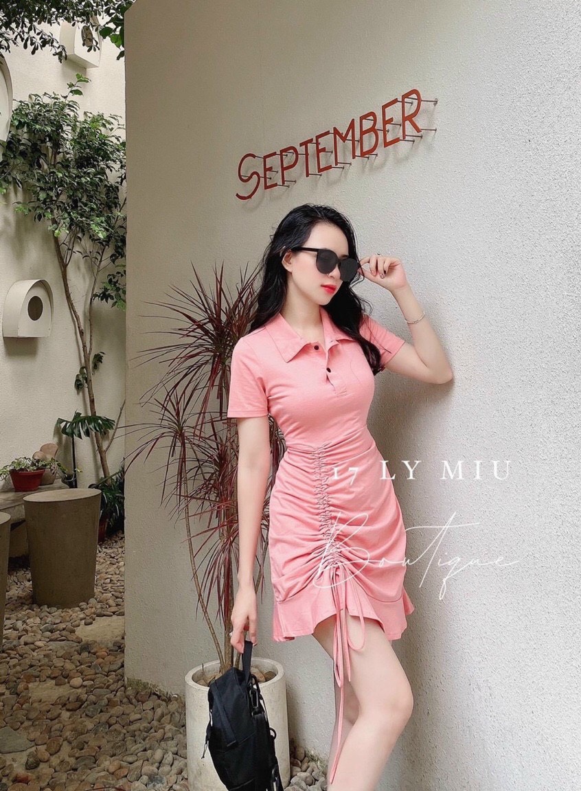 [HCM]Đầm thun borip ôm body xinh sắn