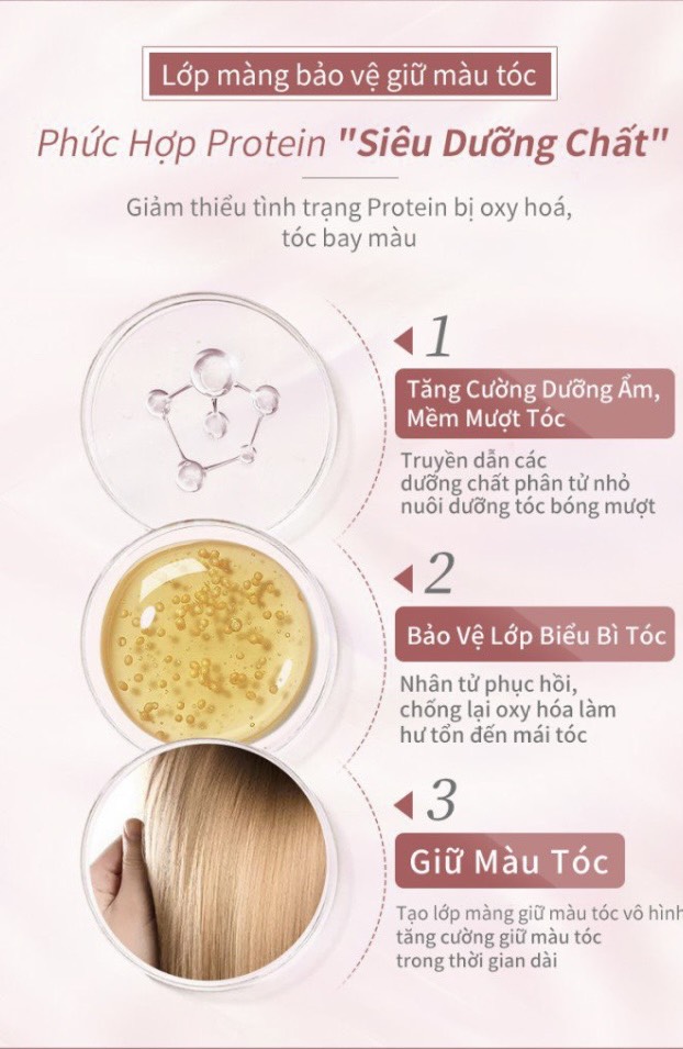 Combo 3 chai dưỡng tóc AHA Dream Trend hồng