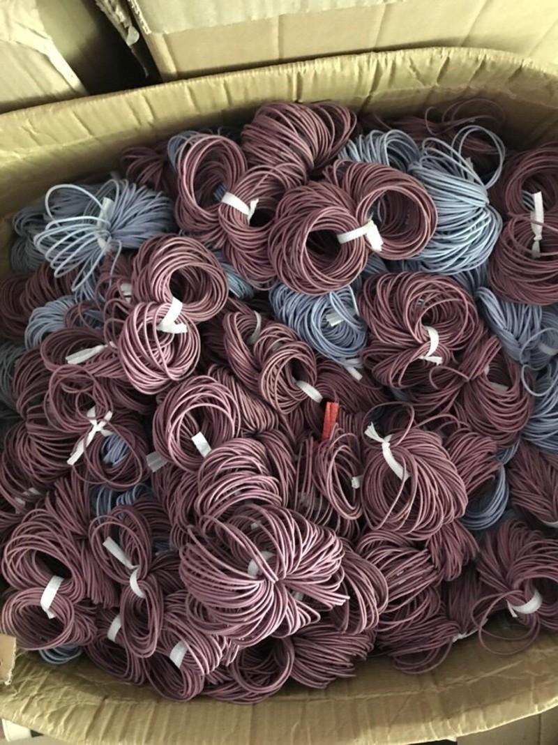 Túi 100 dây chun buộc tóc cho các bạn nữ