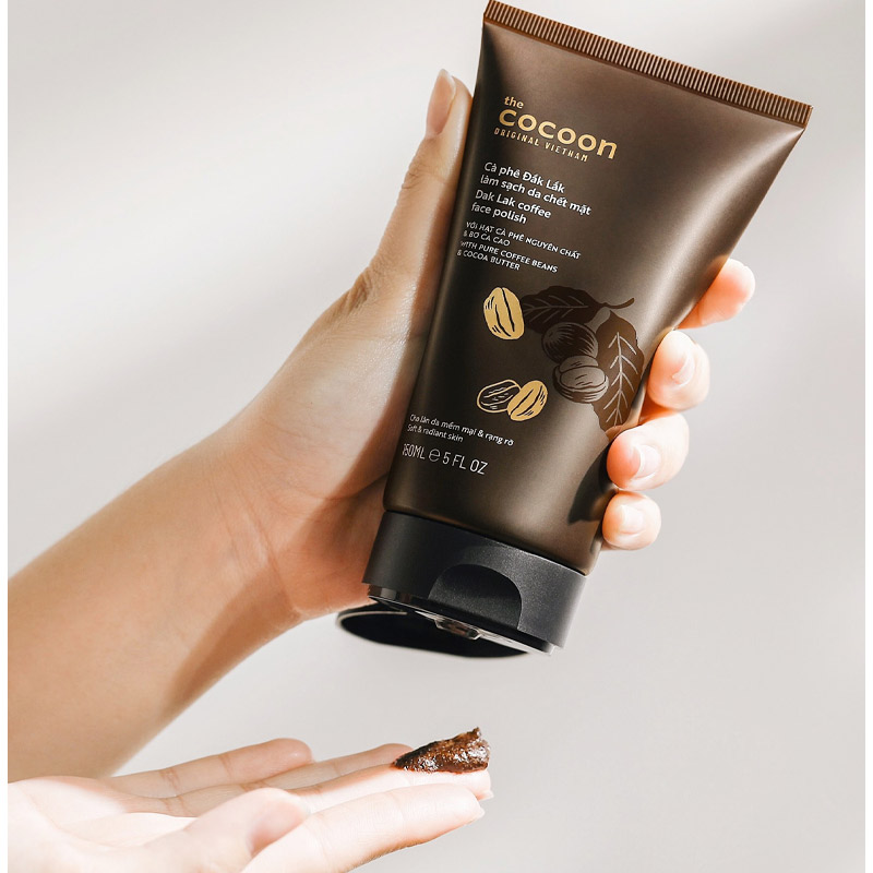 Tẩy da chết cà phê cocoon 150ml cho da mặt