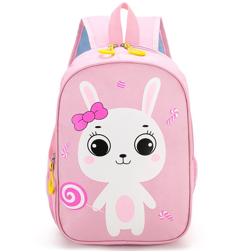 [2-5 tuổi- CHẤT ĐẸP] Balo mầm non cho bé trai, bé gái hình người nhện, thỏ con, cô gái dễ thương 2 ngăn chất dày dặn, balo mẫu giáo đi học đi chơi