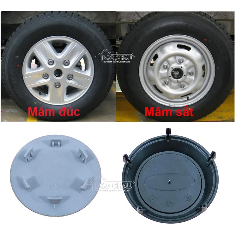 Logo chụp mâm bánh xe (1 cái logo) cho xe For Transit (dùng cho mâm sắt)