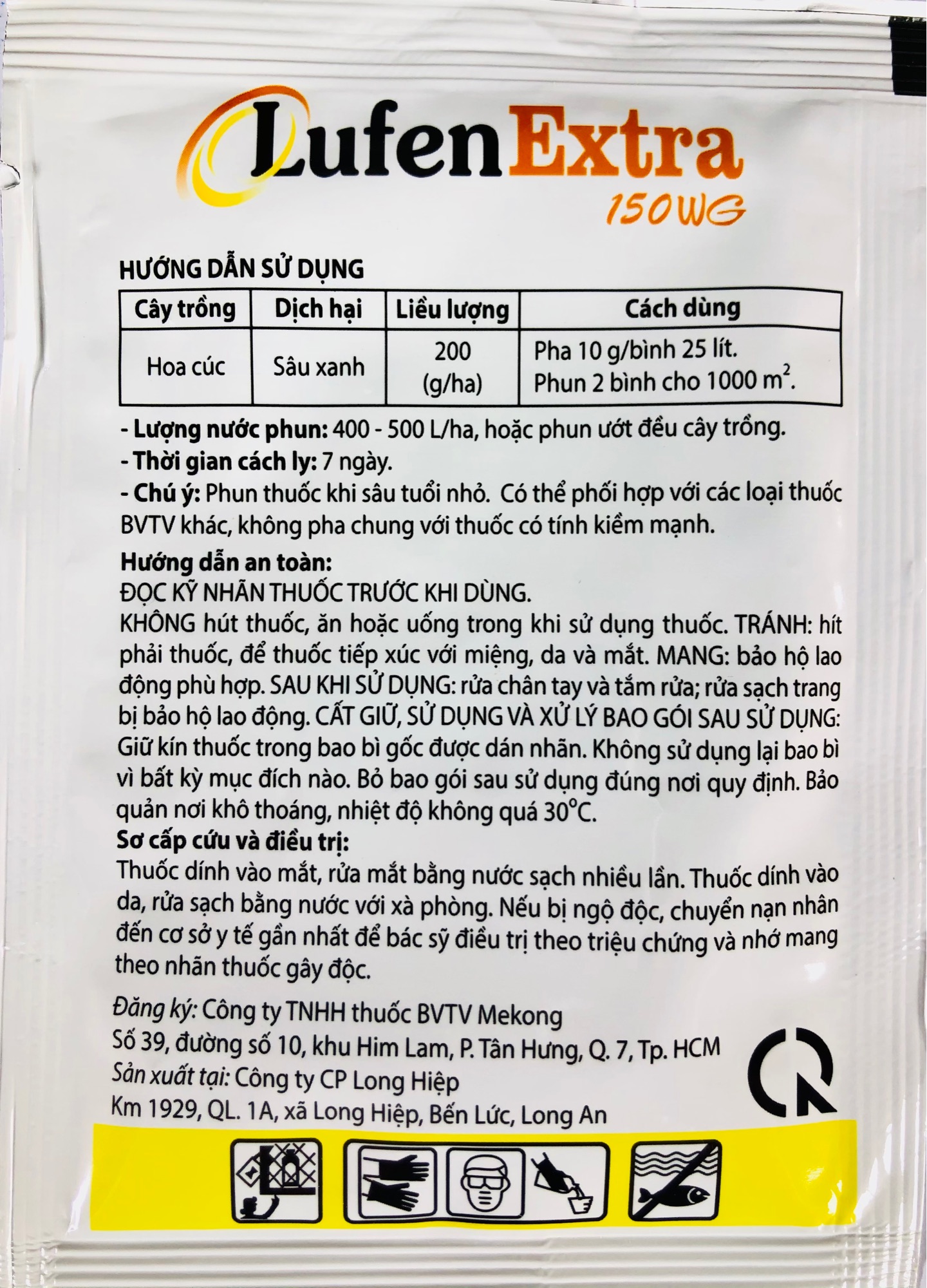 Thuốc trừ sâu Lufen Extra 150WG