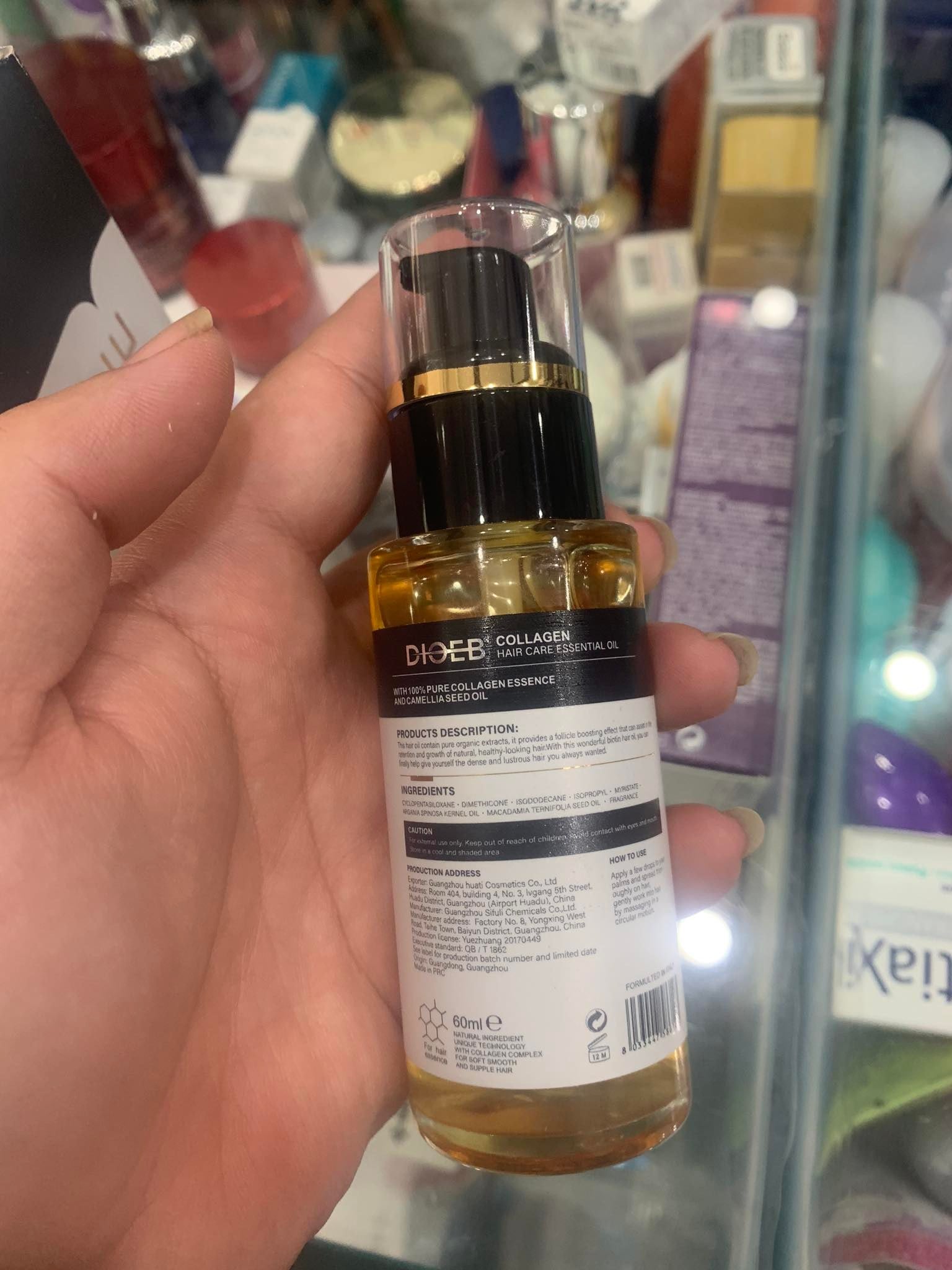 Tinh Dầu Dưỡng Tóc Collagen DIOEB 60ml
