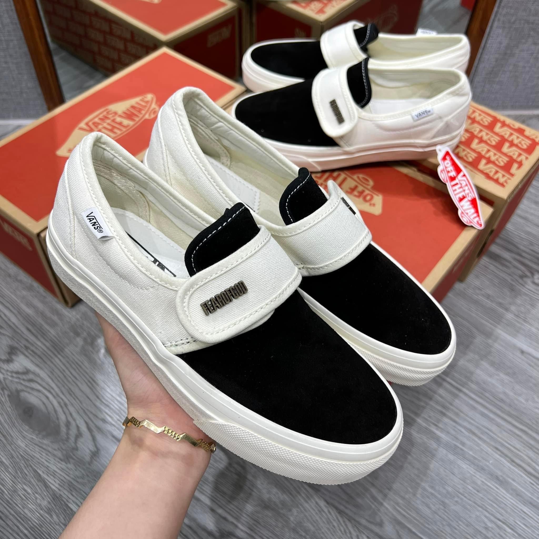 [Rẻ Vô Địch] [Sale sốc ] Giày VANS CARO lười full box bil