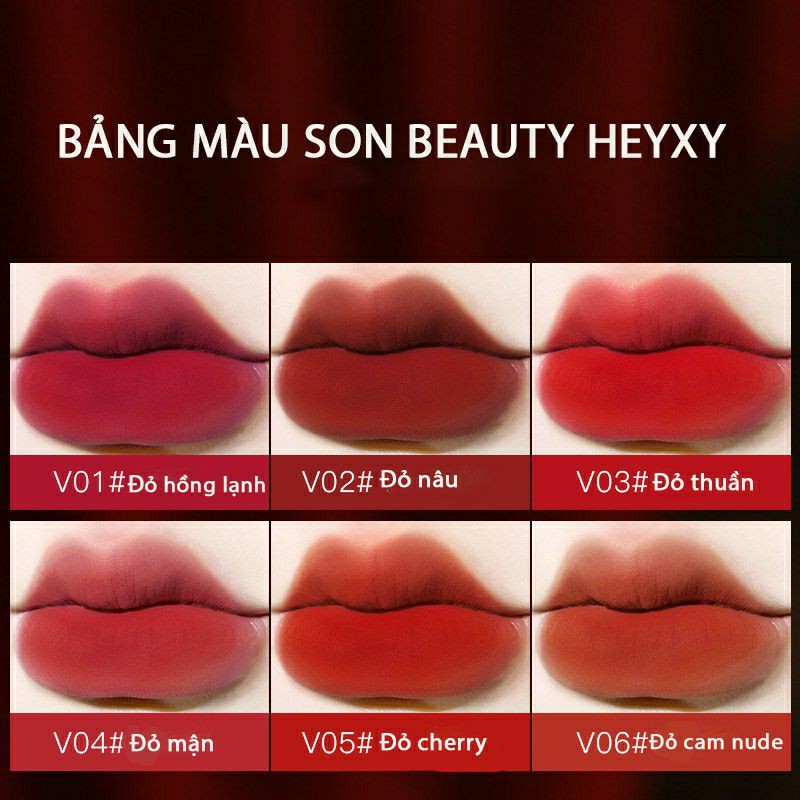 [SẴN] Son HEYXI BEAUTY Vỏ Trắng Vàng Siêu Đẹp