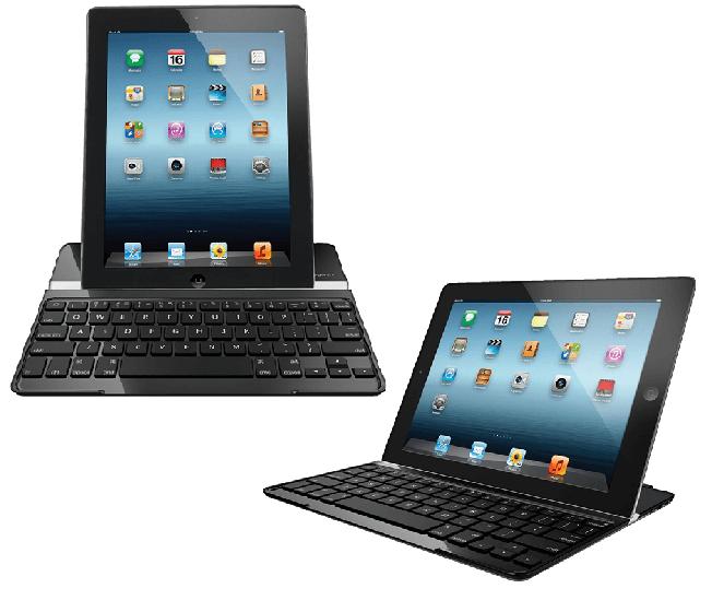 Bàn Phím Cho iPad 4 Bluetooth Logitech Ultrathin Magnetic No Box (Đen)