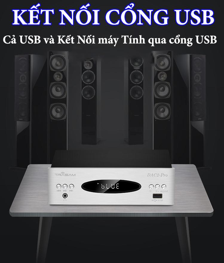 Bộ giải mã âm thanh TRASAM DAC2 Pro Bluetooth 32BIT/192KHZ