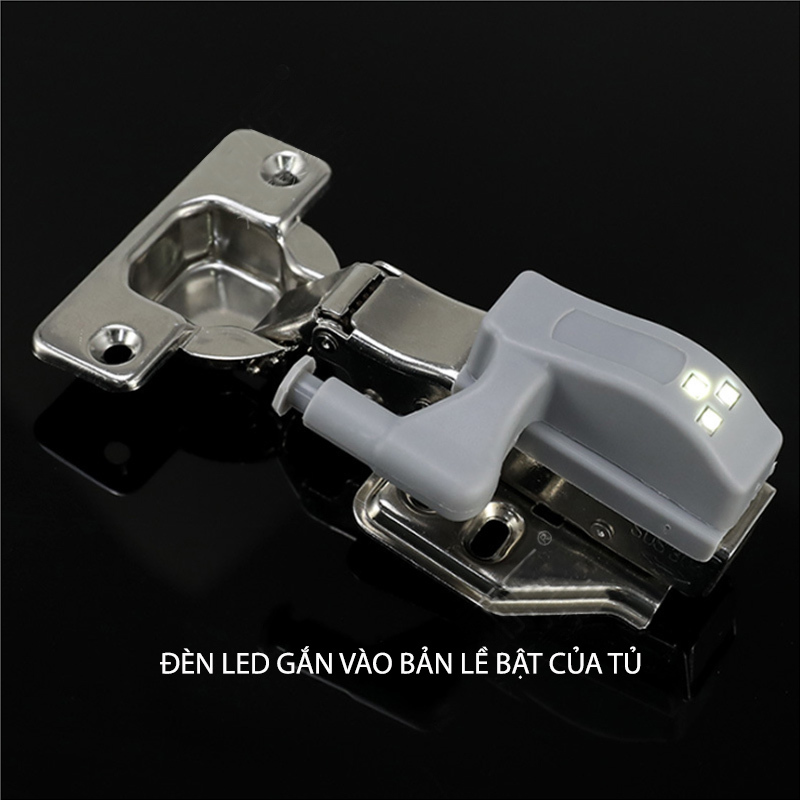Đèn LED Bản Lề Tủ Quần Áo, Tủ Bếp Dùng Pin 3 LED Siêu Sáng