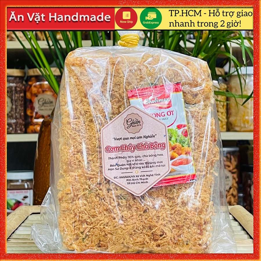 ( Đồ ăn vặt ) Cơm cháy chà bông Sài Gòn