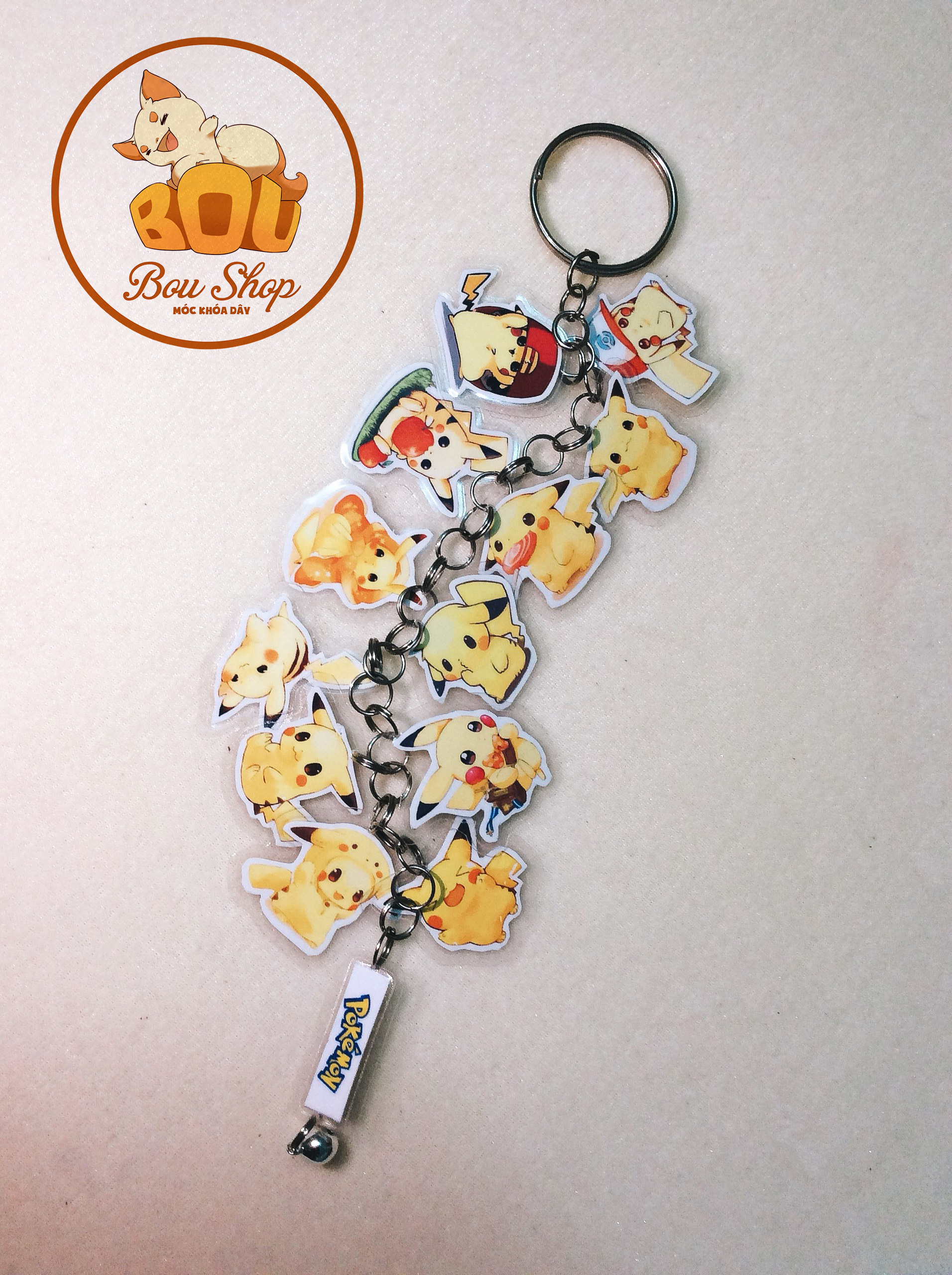 [HCM]Móc khóa dây anime Pokemon Pikachu