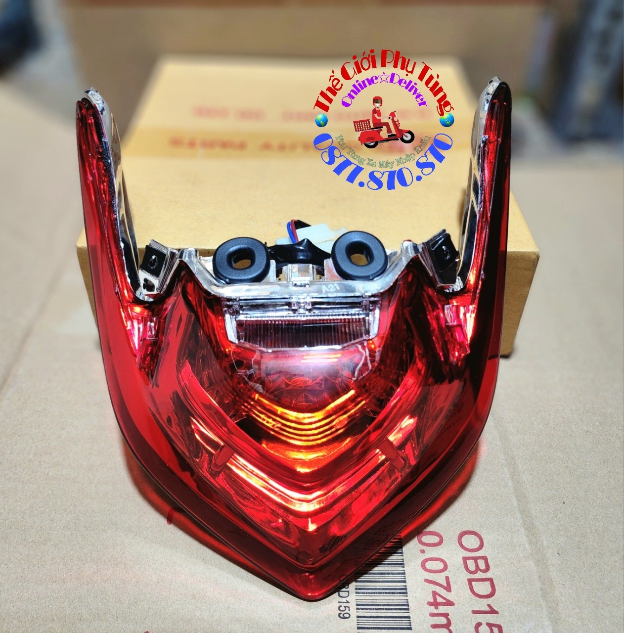 Đèn lái, đèn hậu nouvo lx, nouvo 4 zin mới ahm 4631-240-zr