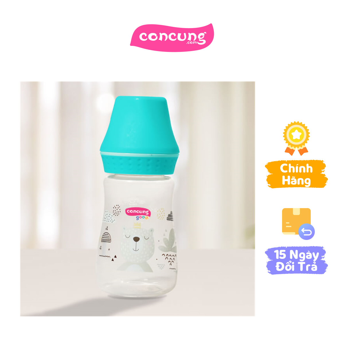 Bình sữa ConCung Good cổ thường 125ml