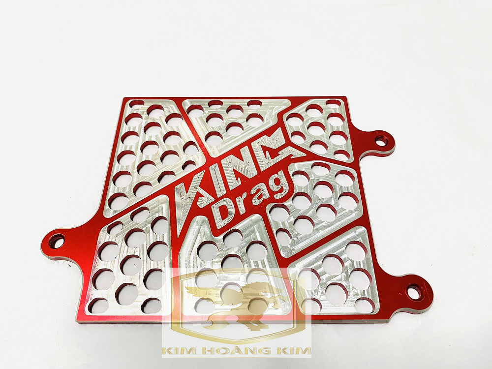 Che két nước KingDrag nhôm CNC gắn Vario,Airblade,Sh....màu Đỏ