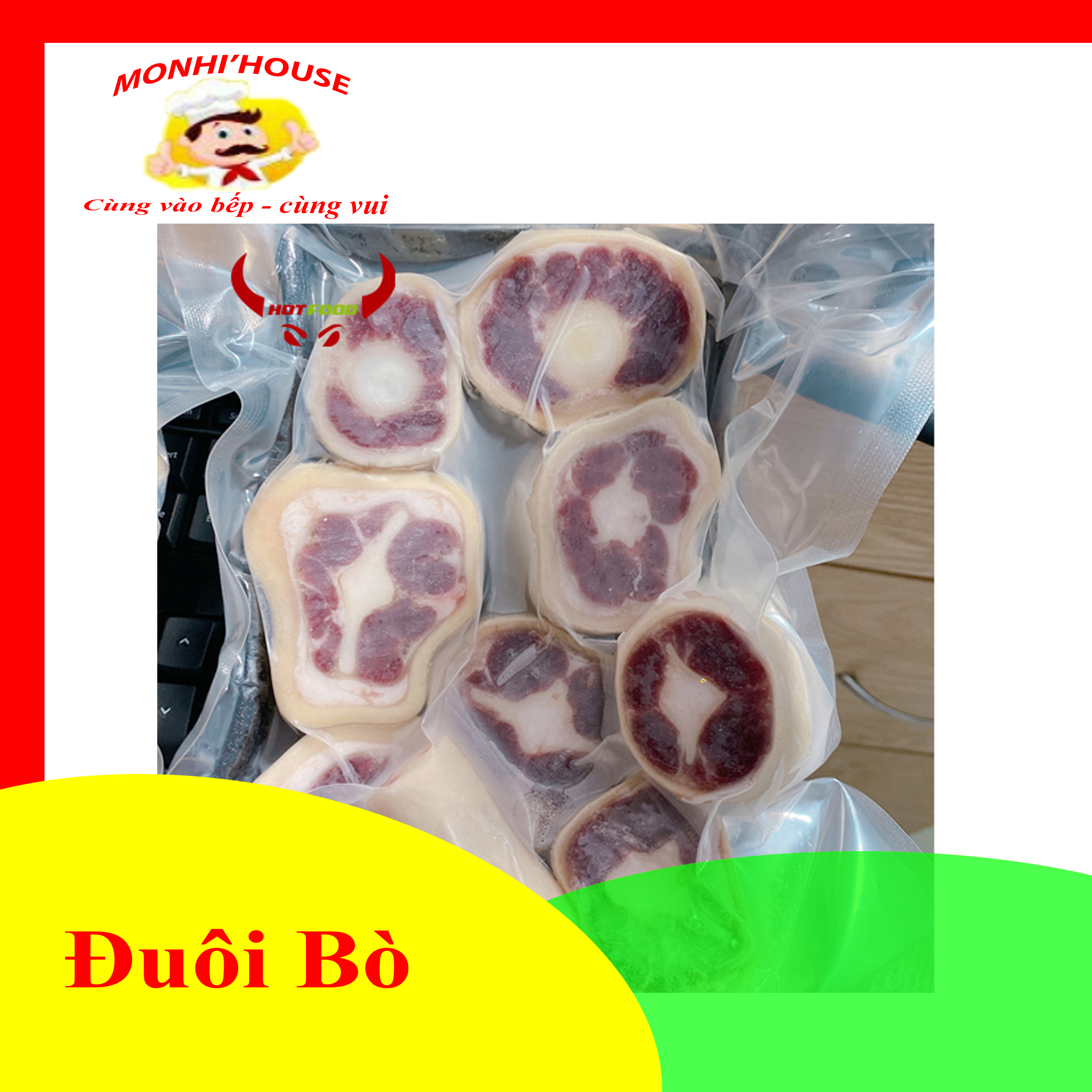 500g đuôi Bò cắt sẵn _ loại ngon
