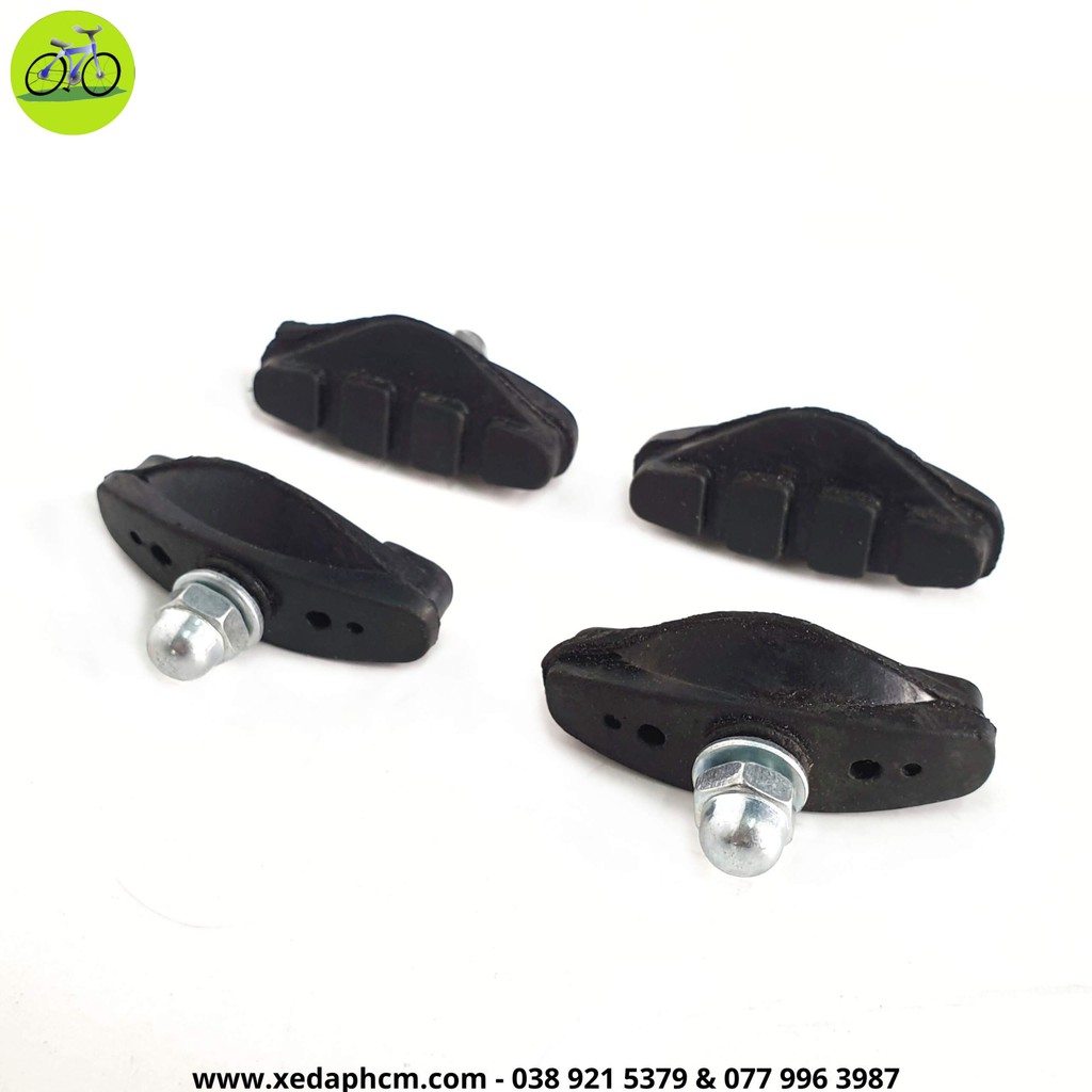 [HCM]Gôm bố thắng xe đạp má phanh xe điện cao cấp COMBO 2 BỘ