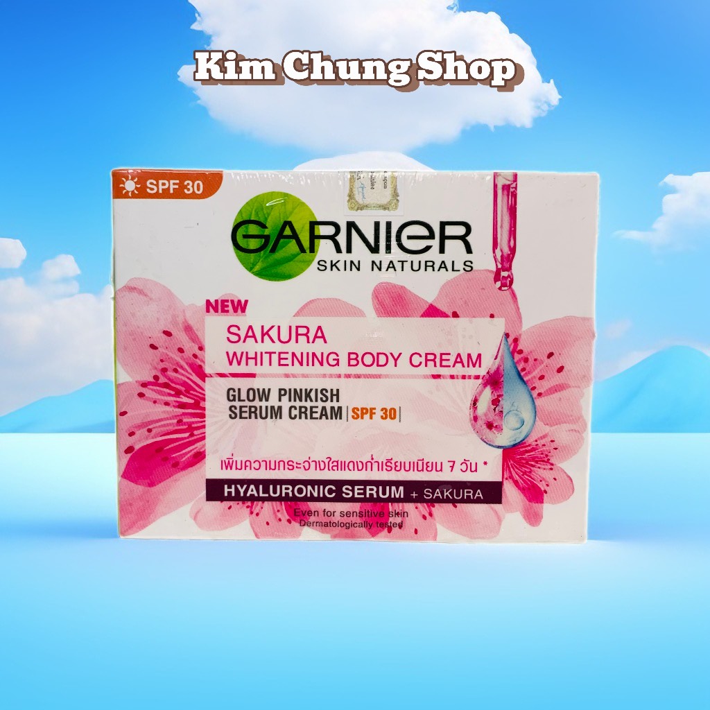 kem dưỡng trắng da toàn thân ganier