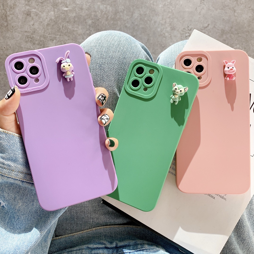 Ốp Lưng Basic Camera Nổi - Mẫu Animals Nổi
