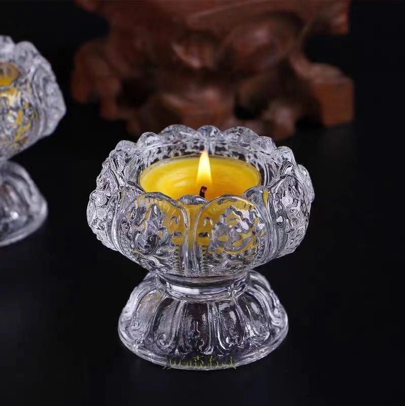 ĐẾ NẾN 8 CÁT TƯỜNG THỦY TINH