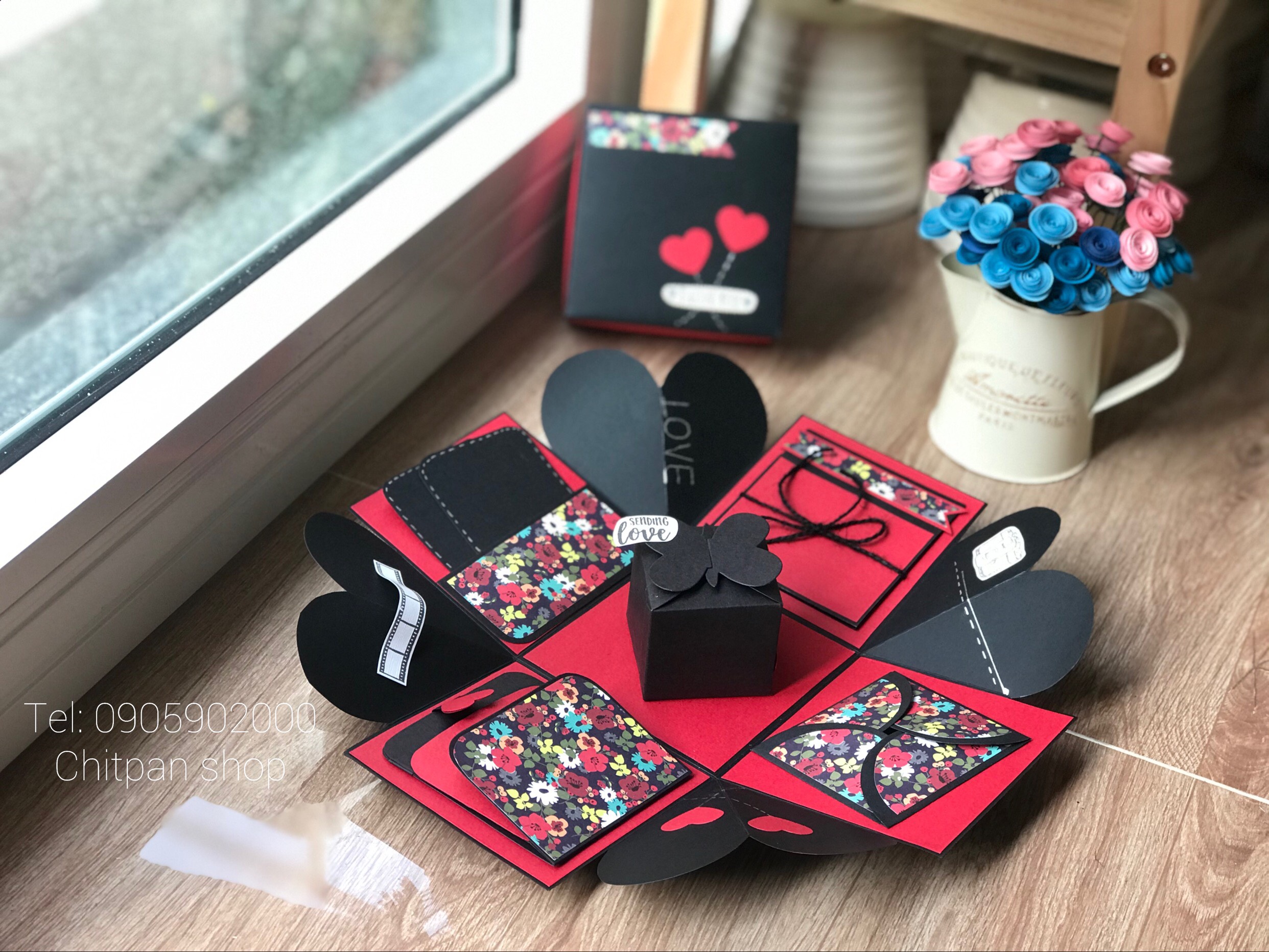 Hộp quà dán ảnh LOVEBOX 10cm
