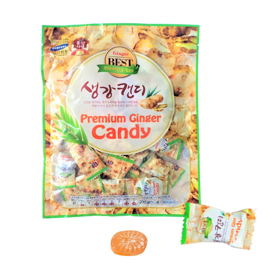 [COMBO 7 BỊCH ] KẸO GỪNG HÀN QUỐC - 200G