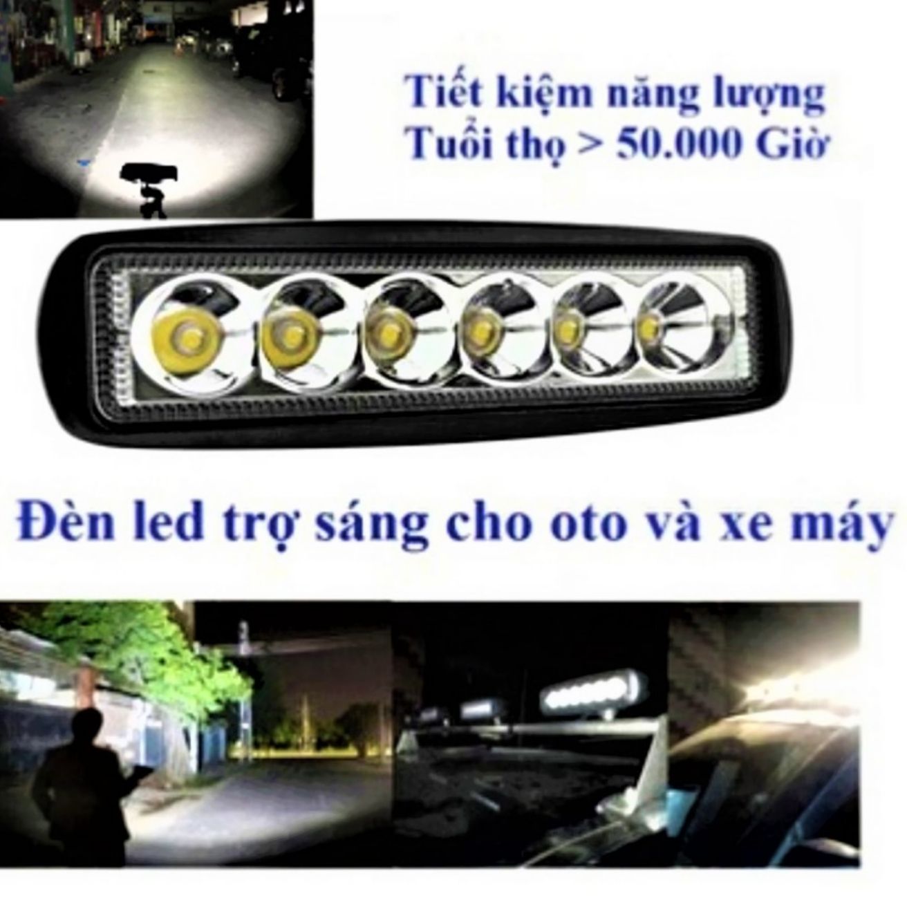 ĐÈN TRỢ SÁNG C6 XE MÁY ÔTÔ SIÊU SÁNG