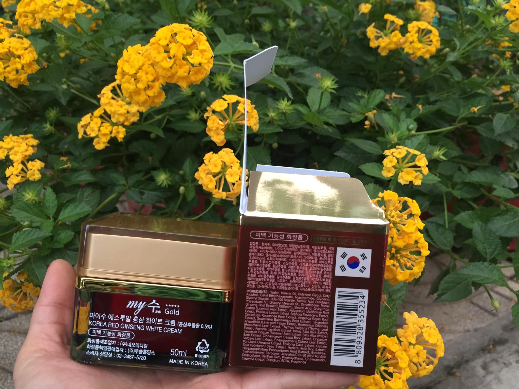 Kem sâm Hàn Quốc My Gold trắng da 50 ml