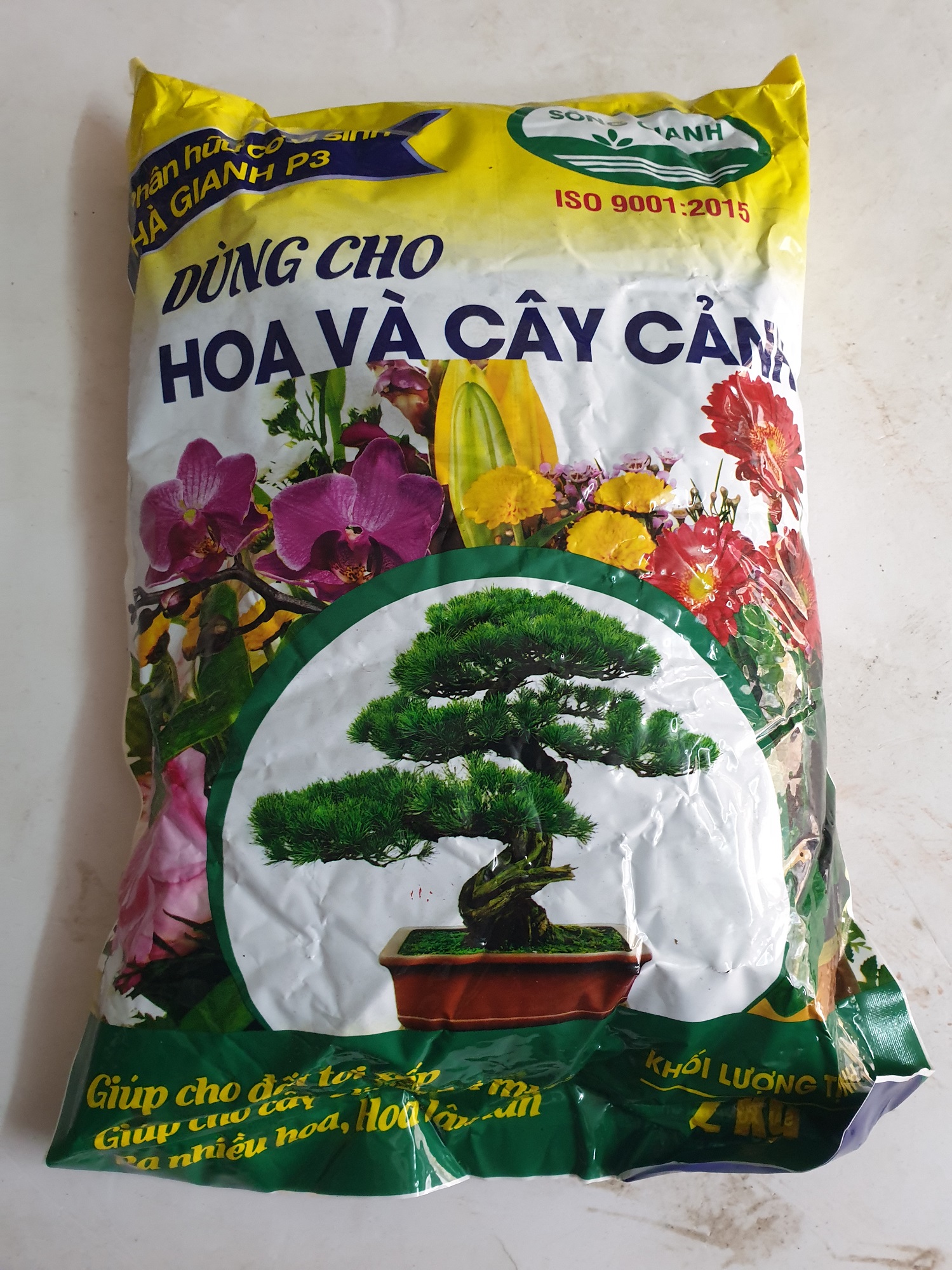 Phân bón hữu cơ vi sinh 2kg