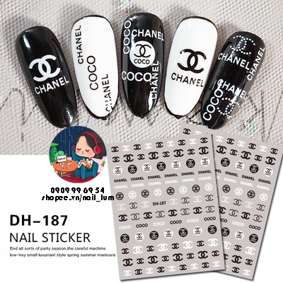 [HCM][Video Thực Tế] Nail Sticker - Dán Móng Tay - Bộ Sưu Tập Thương Hiệu