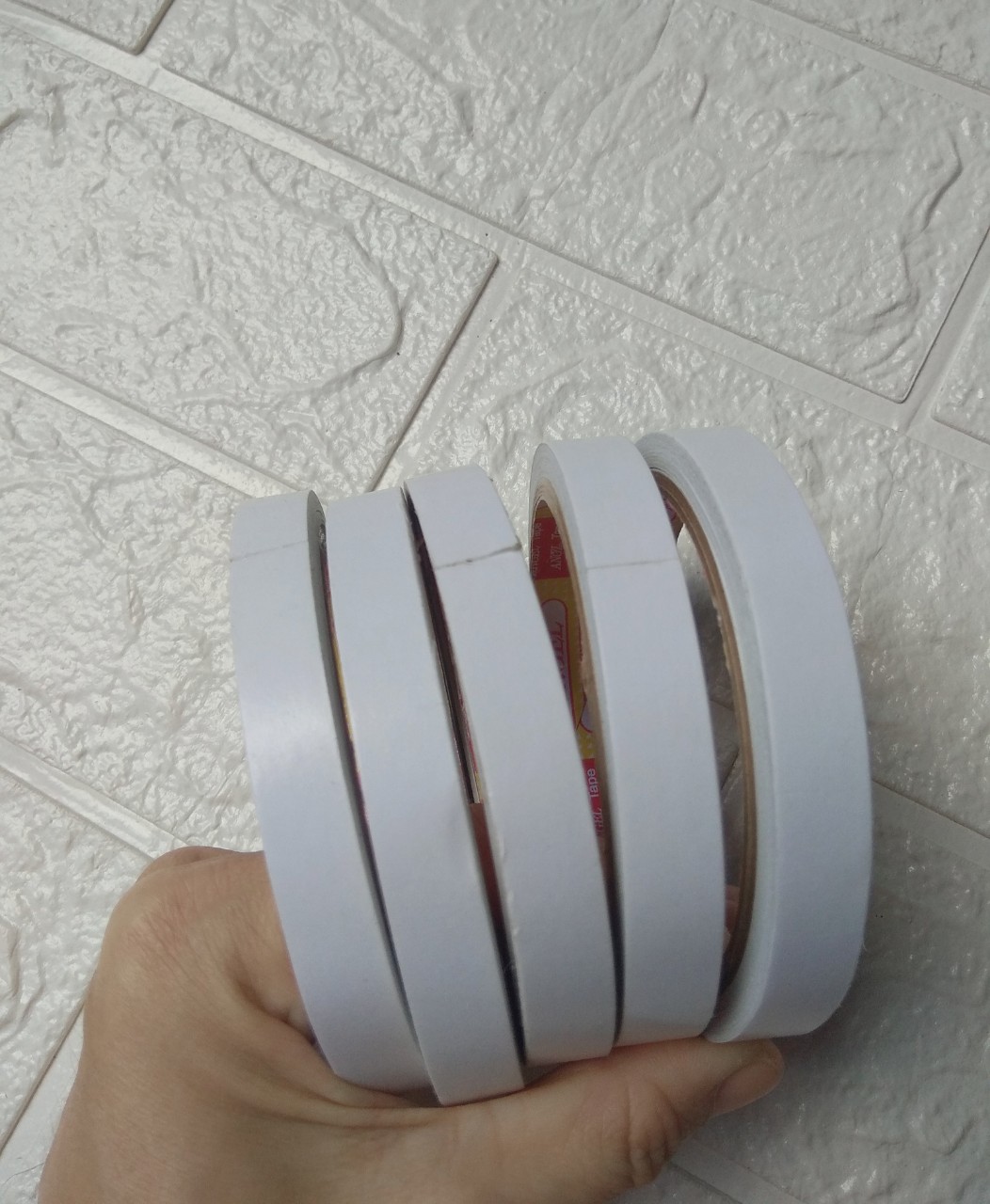 Bộ 5 cuộn Băng keo 2 mặt