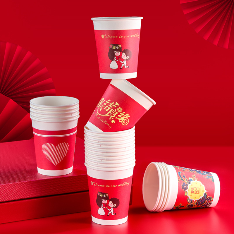 Ly Giấy 8.5oz – 250ml Không nắp Dùng Một Lần