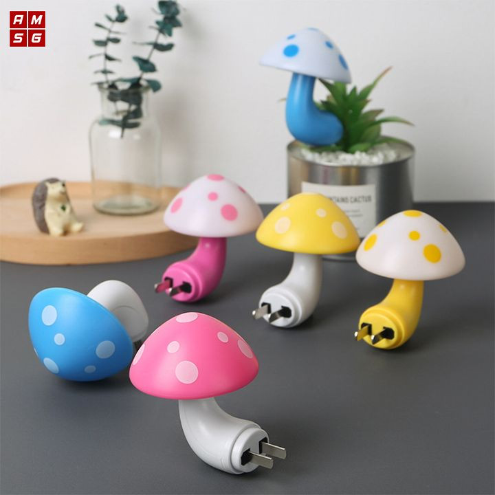 Đèn ngủ tự động cảm ứng hình cây nấm