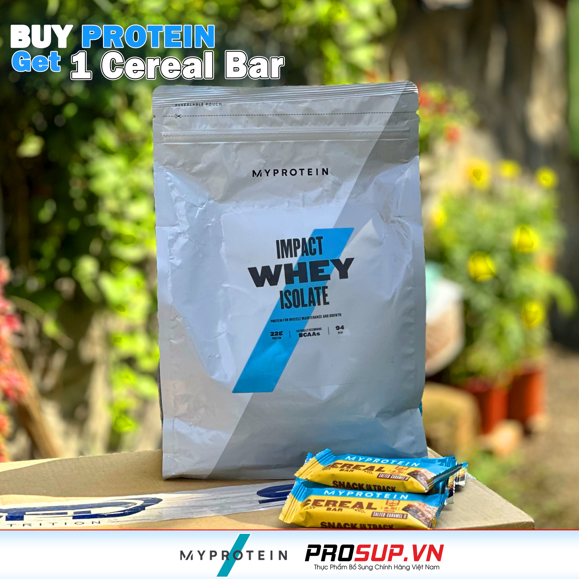 Impact Whey Protein Isolate (2,2LBS) - My Protein - Whey protein bổ sung cung cấp dinh dưỡng