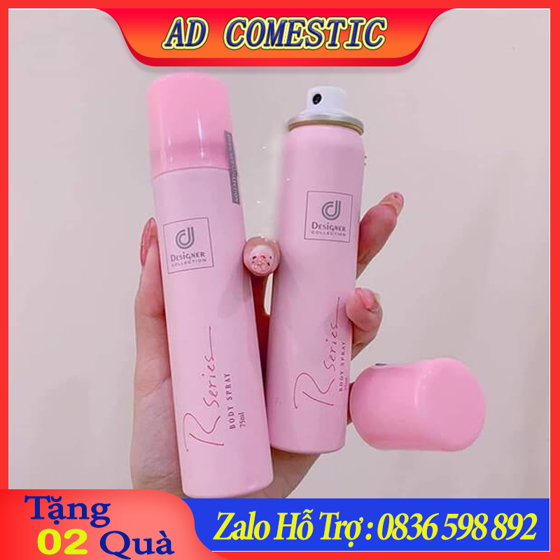 Xịt thơm body hương nước hoa rseries 75ml