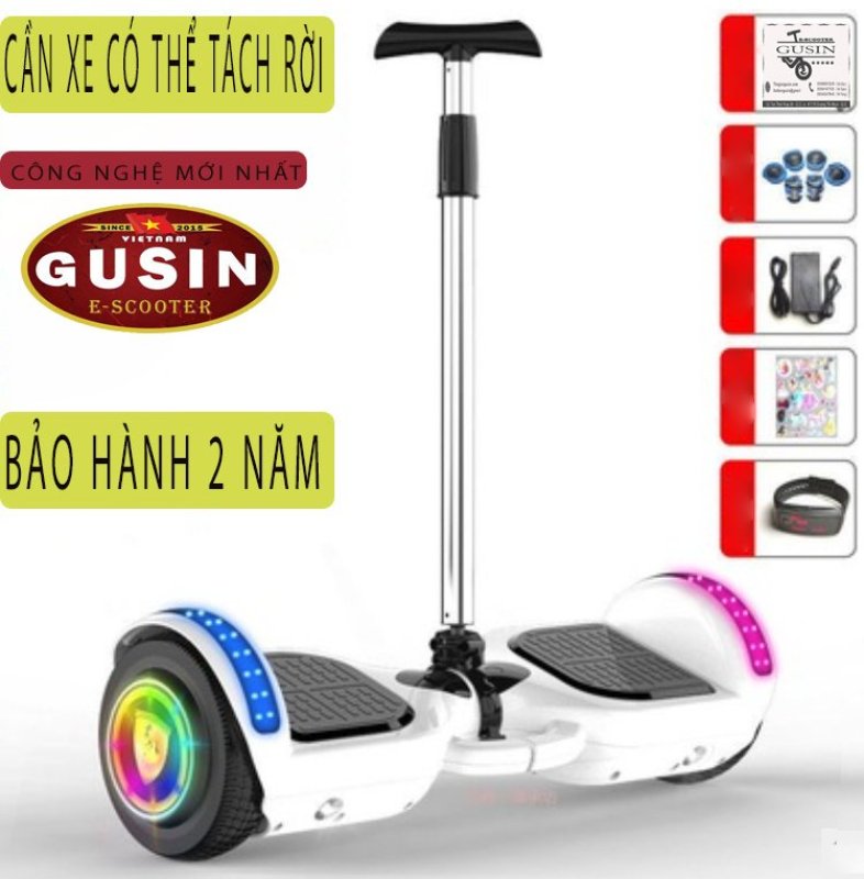 Mua Xe điện cân bằng 2 bánh 6.5inch Màu Trắng Trơn / có Video test / E-scooter GuSin niềm tin của mọi nhà
