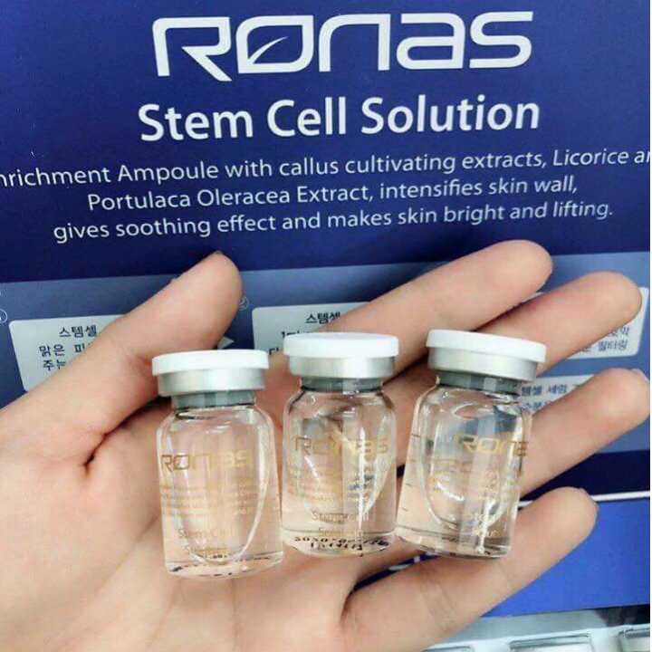 [HCM]Tế Bào Gốc Ronas Stem Cell Solution 1 Hộp 10 Lọ