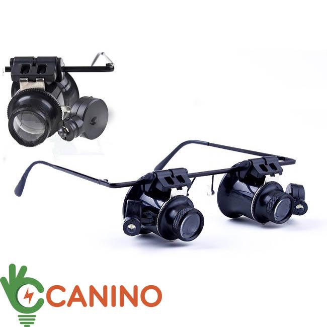 Kính lúp đeo mắt có đèn v1