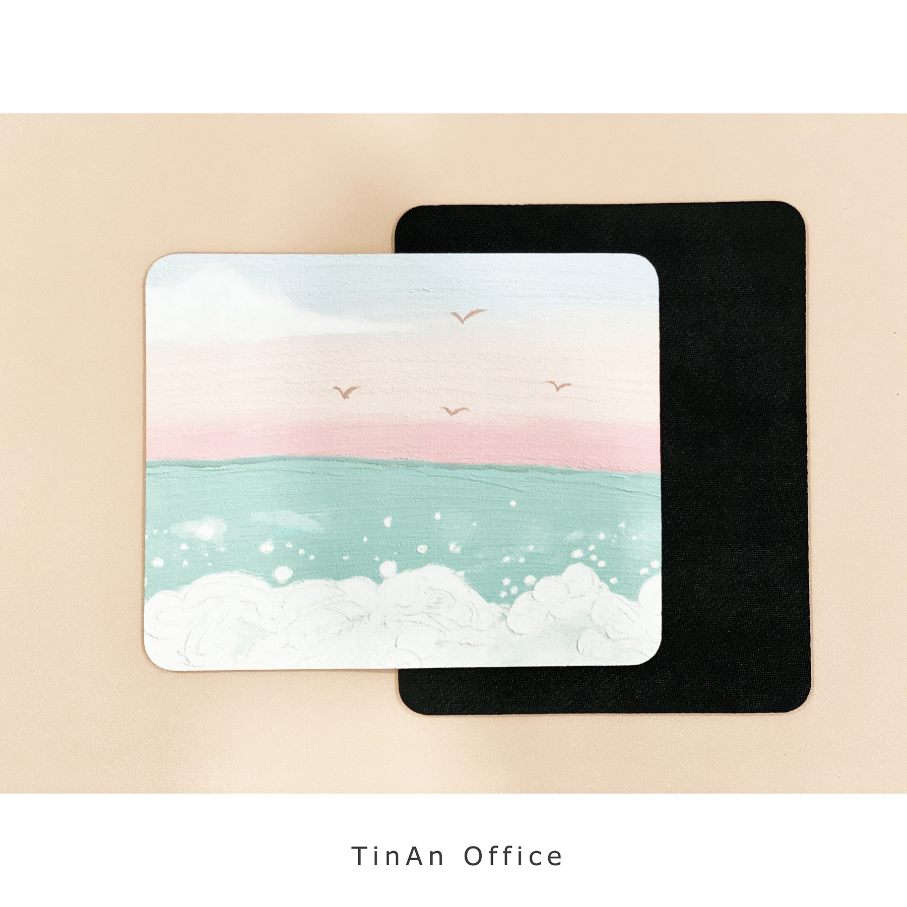 [26 x 21 cm] Miếng Lót Chuột Vải Nhiều Hình, Đế Cao Su Việt Nam Chống Trượt, Mousepad Mềm Dày (Hình Tự Chụp)