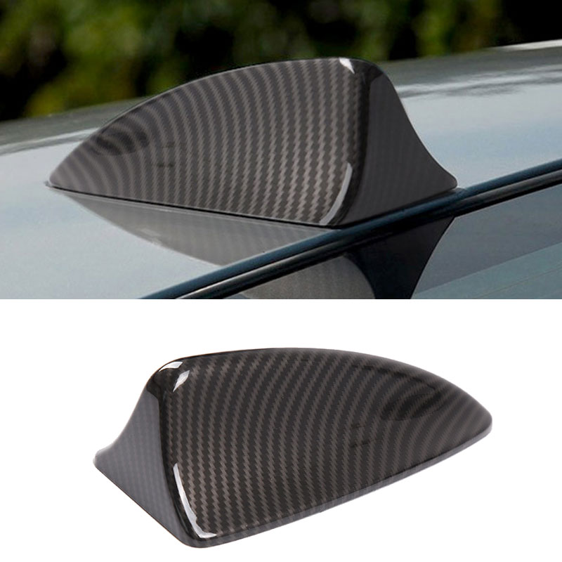 Cho bmw 5 series e60 2004 2005 2006 2007 2008 2009 2010 abs kết cấu sợi carbon xe roof cá mập vây ăng ten aerials bìa trim