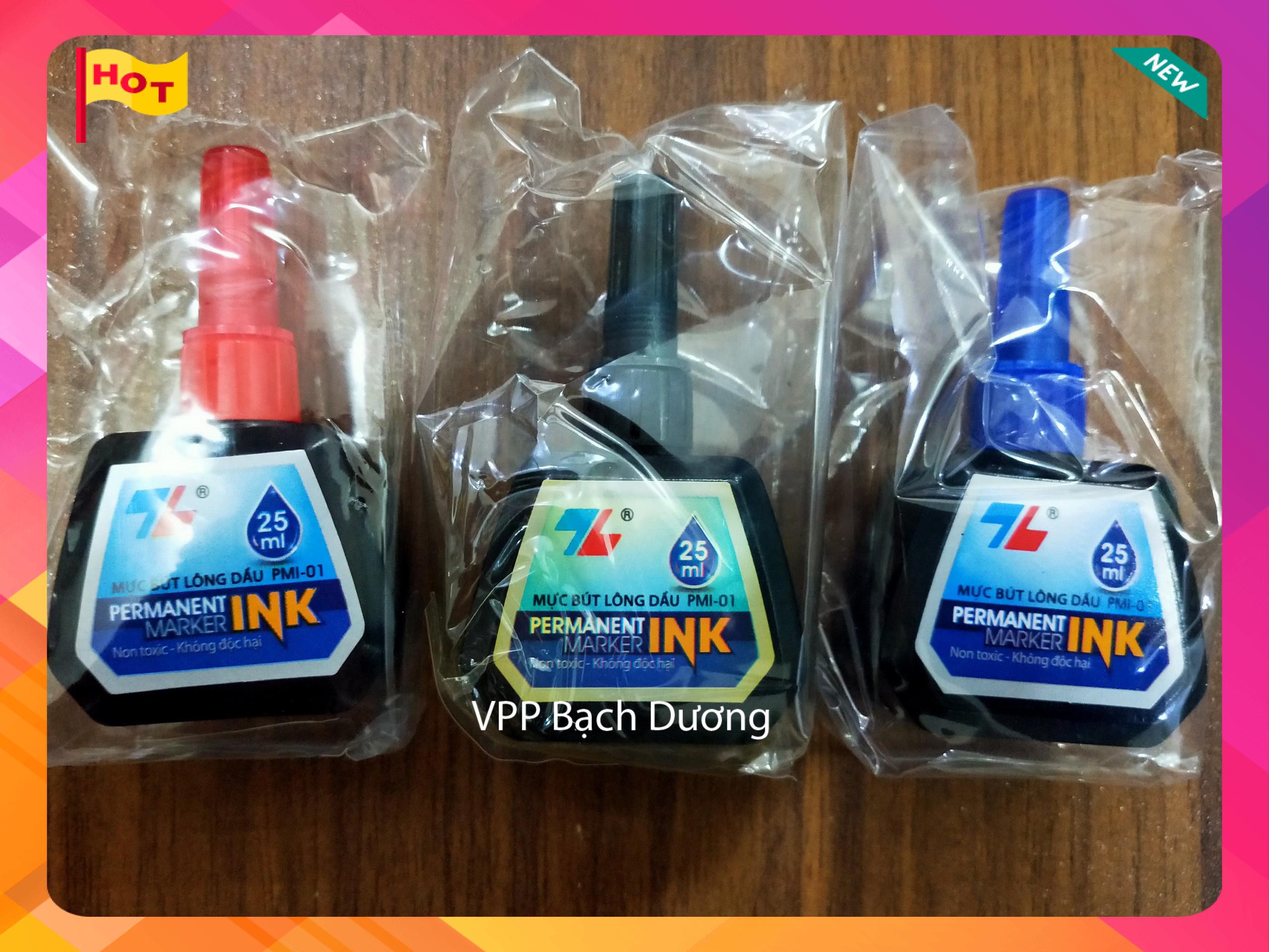 Mực lông dầu PMI-01 - chai