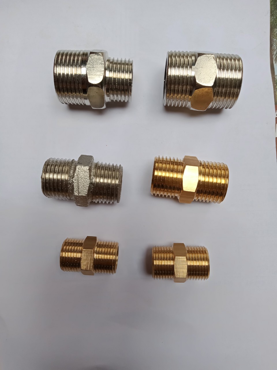 NỐI 2 ĐẦU REN NGOÀI 21( KÉP 21)