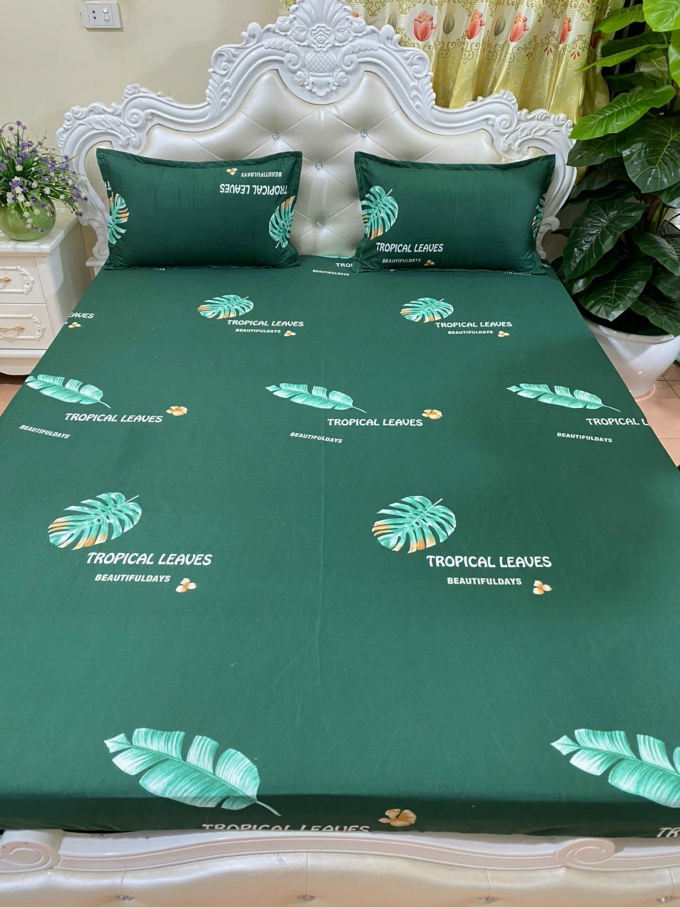 (Thanh lý lỗ) bộ ga gối VỊT VÀNG 3 món siêu đẹp chất Poly cotton m2/m6/m8/2m2 - Chăn Ga Gối Moon Shop - có bán thêm 01 vỏ gối ôm