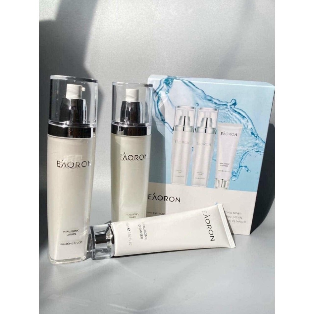 [Tặng son dưỡng môi Rebirth] Set 03 món dưỡng da Eaoron nội địa Úc ( Gồm sữa rửa mặt , nước hoa hồng và sữa dưỡng)