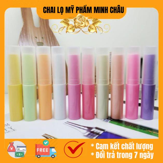 [Combo 10sp] Vỏ son dưỡng đổ trực tiếp 4g - vỏ son handmade